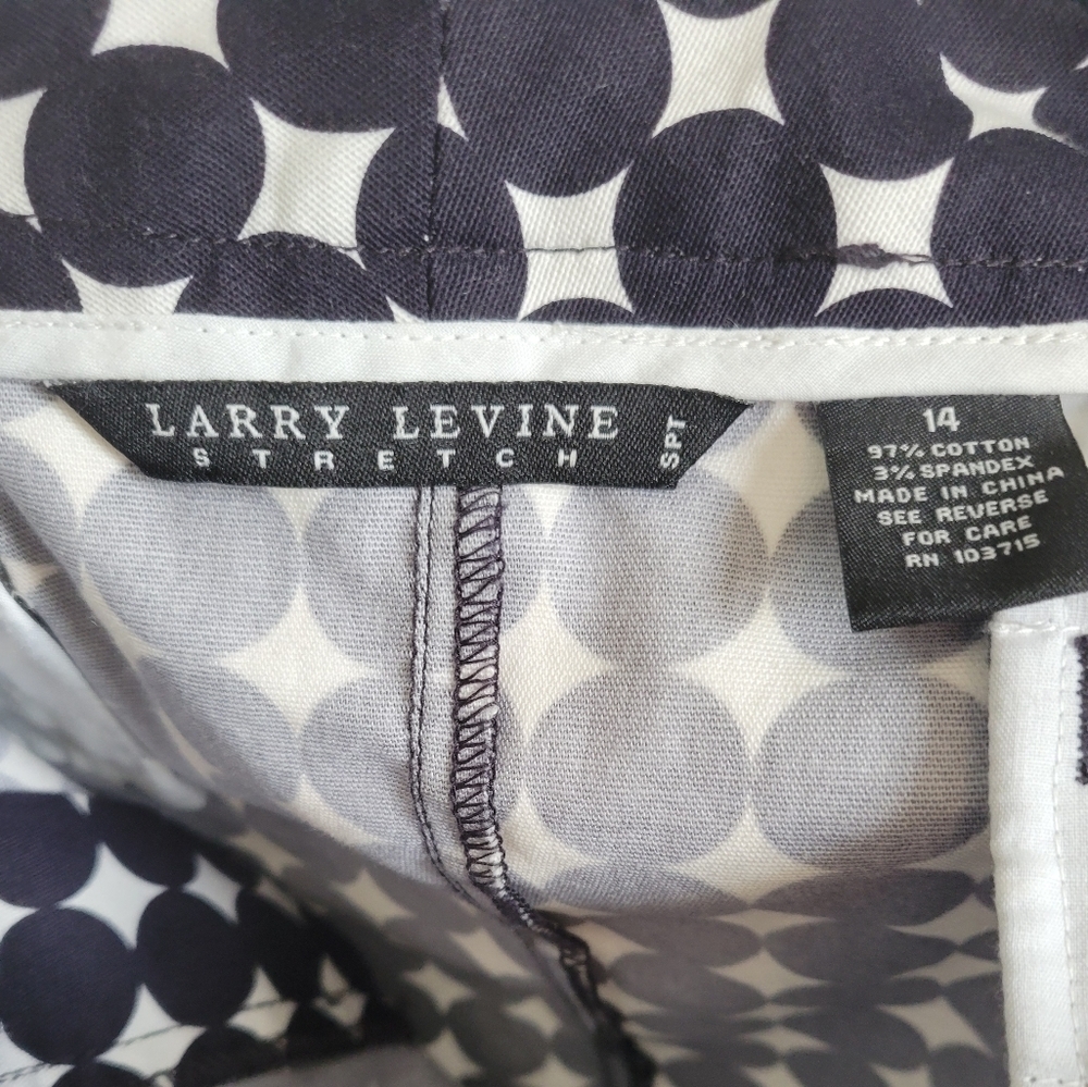 NWT Larry Levine Polka Dot Mini Skirt with Pockets, Size 14 - Picture 3 of 5